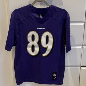 NFL Team Apparel Youth Ravens Jersey Andrews #89  Size- Large